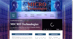 Desktop Screenshot of micro--tech.com